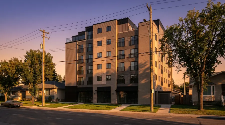 Skydeck Heights — exterior rendering, angle 2 of 5
